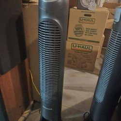 2 Honeywell Standing Fans