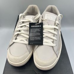 New Converse Pro Blaze Classic Ivory  Unisex Men’s 8.5 Women’s  10 Leather  &  Suede low top sneakers NIB