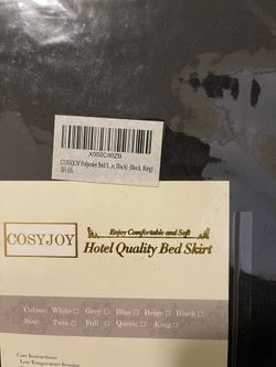 Brand New Bed Skirt (king size)