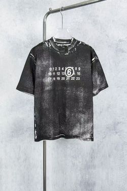 Mason Margiela Two-Tone Black and White T-Shir