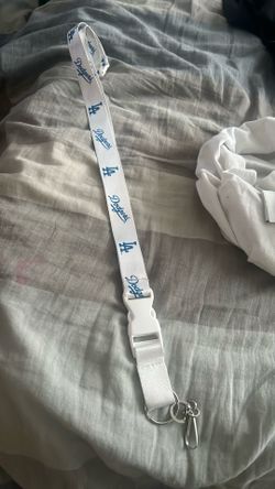 White Dodger Key Chain 