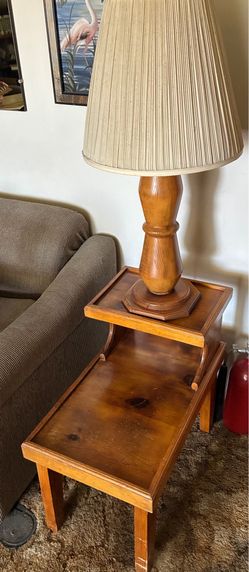 End tables and lamps