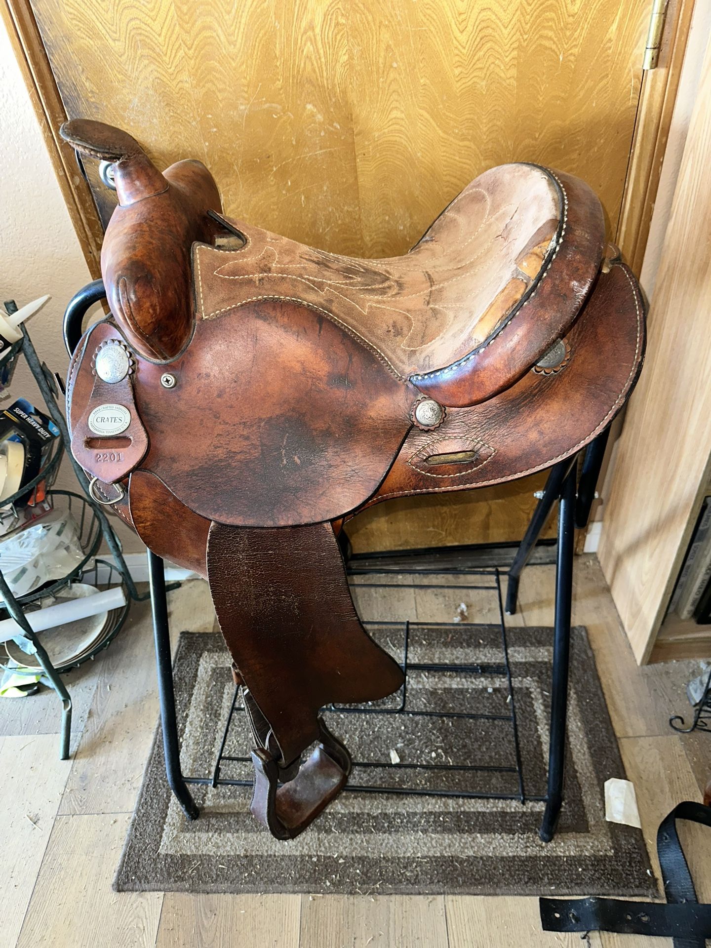 Crates Western Horse Saddle