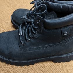 Sketchers Men's Black Hiking Boots-sz 8