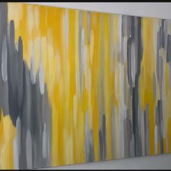 Beautiful Contemporary Art Wall Decor- Like New!