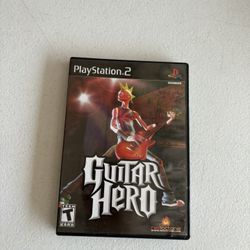 Sony PlayStation 2 Guitar Hero game