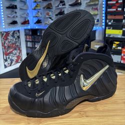 NIKE FOAMPOSITE PRO “METALLIC GOLD” SIZE 12