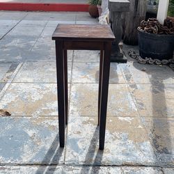 Wooden table for inside or outside use