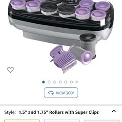 Conair Hot Rollers, 1.5-Inch + 1.75-Inch Ceramic Jumbo Hot Rollers for Hair Curling, Hair Styling Tools & Appliances (Amazon Exclusive) Amazon's Choic