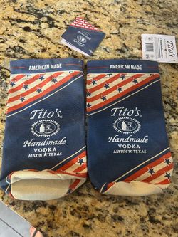 Tito’s patriotic bottle covers