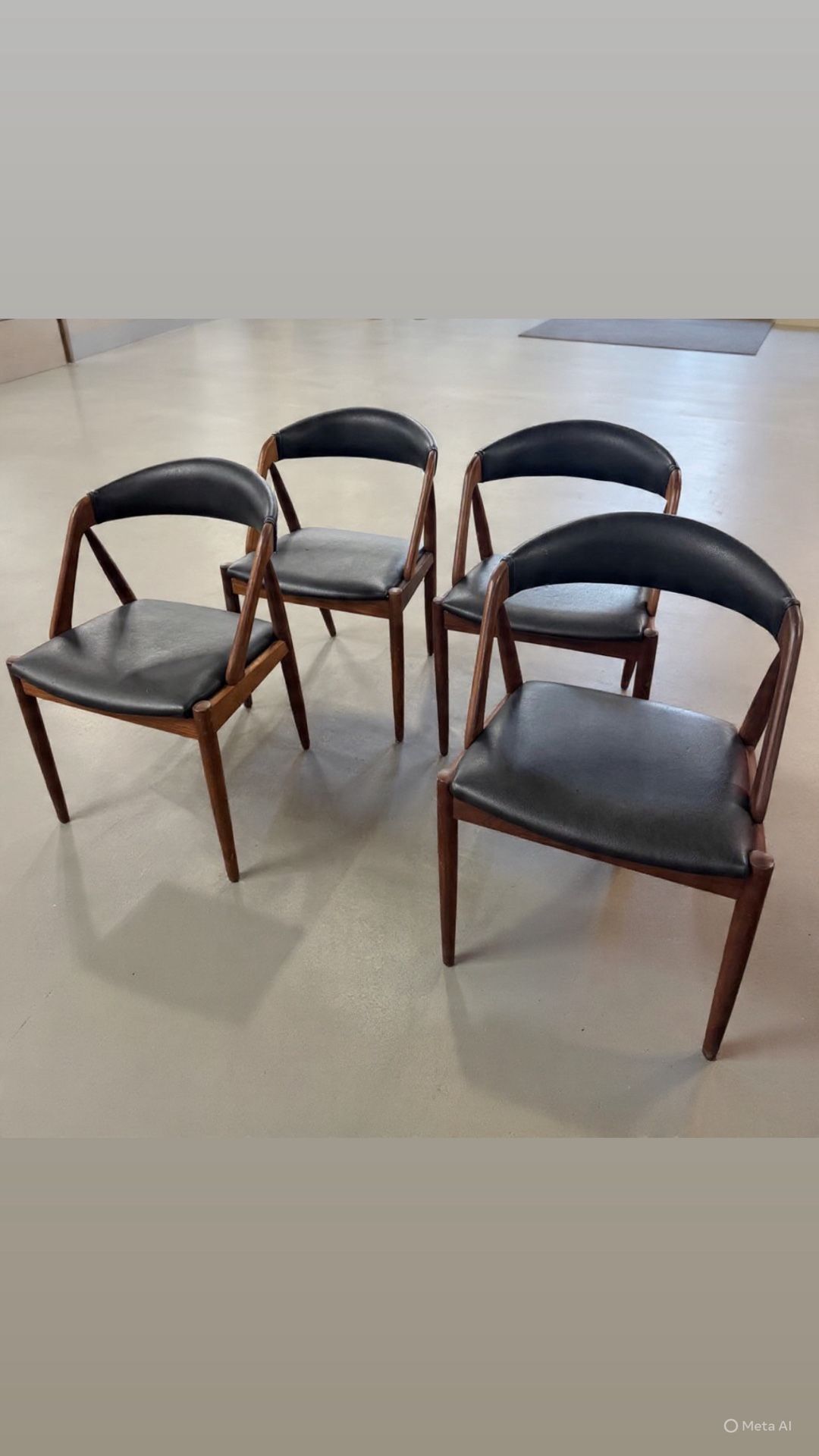 Vintage Dining Chairs Set Of 4