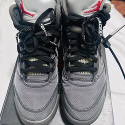 Off White Jordan 5 Muslin