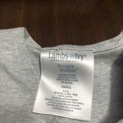 Baby snuggles sleeper