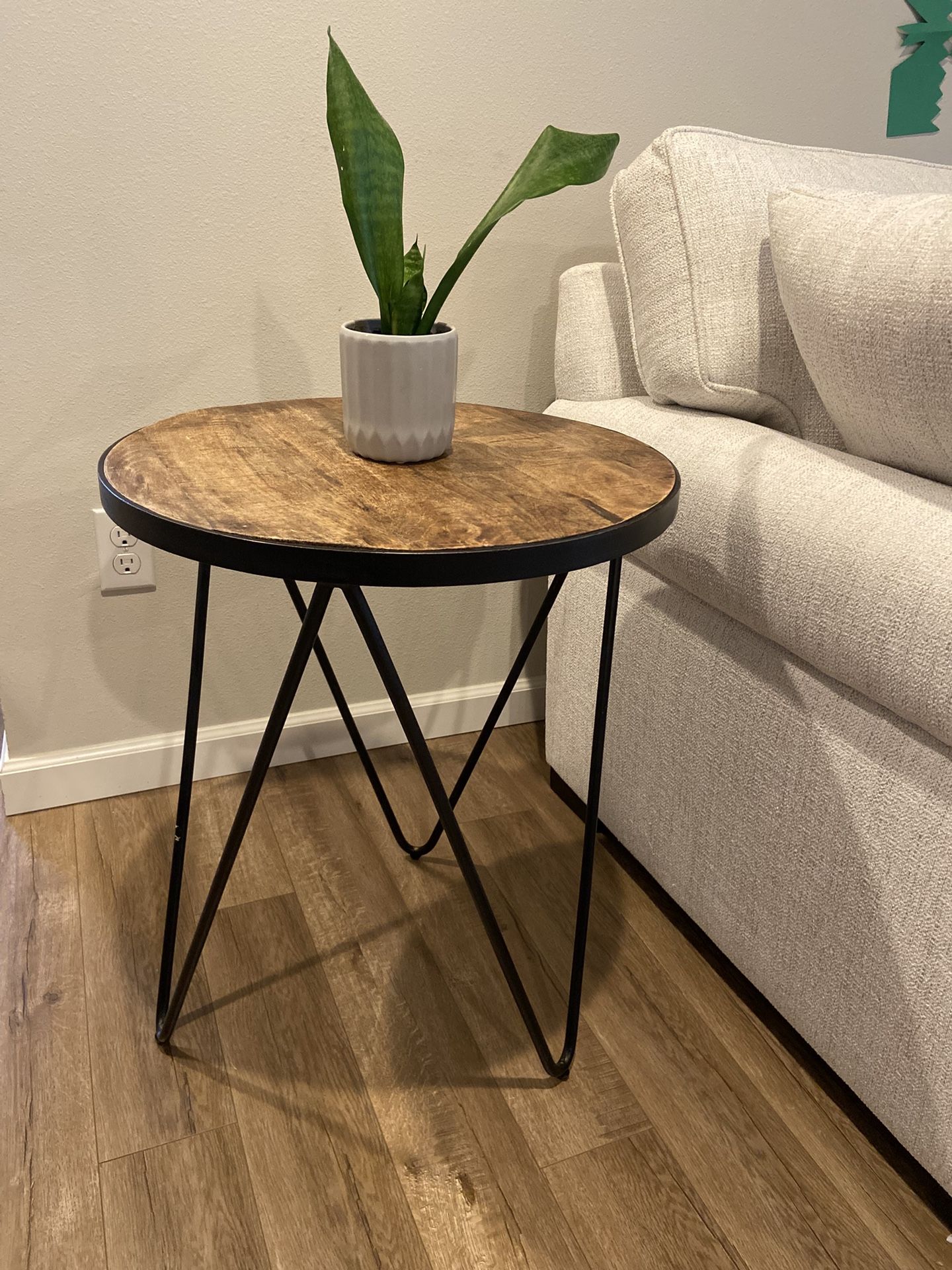 Solid Wood End Table