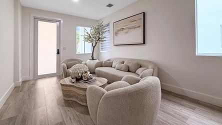 Sofa and chairs and coffe table