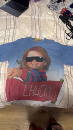 Shoe Palace Chucky Long Sleeve Graphic Shirt Blue Size Large
