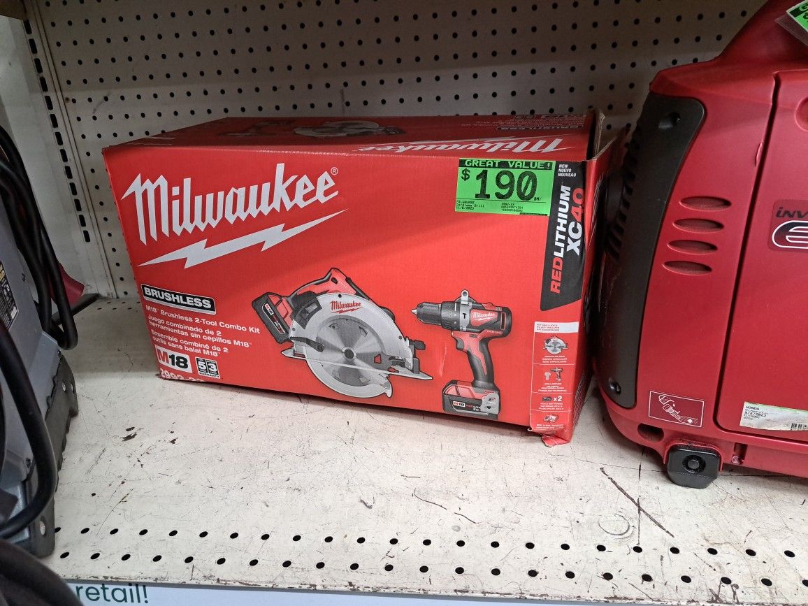 Milwaukee Drill Saw Combo M18 Set