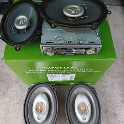 Car Audio Deck And Speakers
