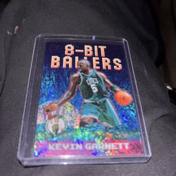 Topps 2025 Kevin Garnett 8 Bit Ballers Refractor Basketball Card 