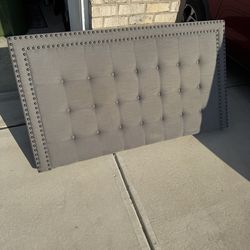 Grey headboard Queen