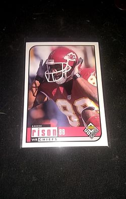 Chiefs football card