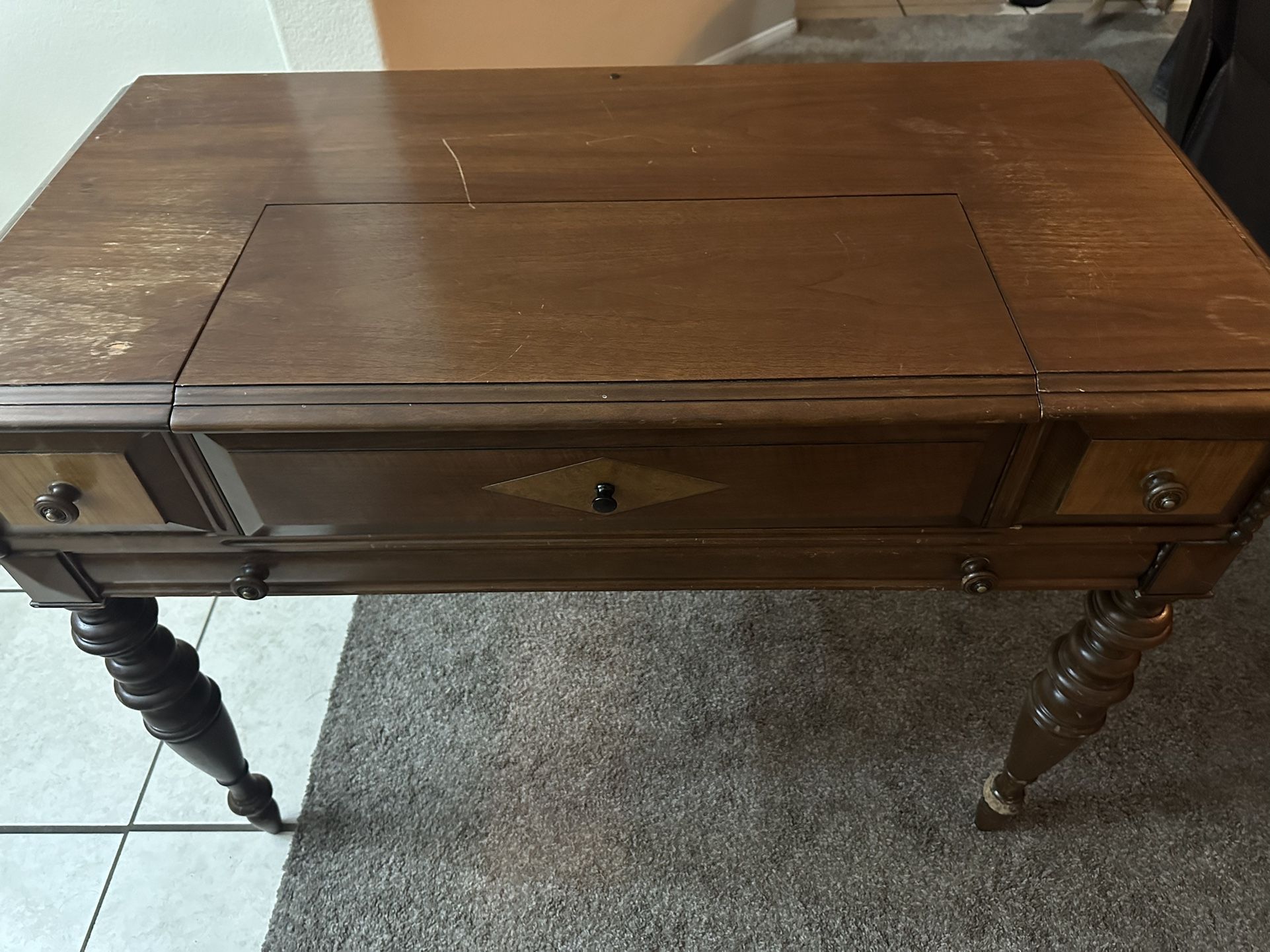 Vintage Pull Out Writing desk 