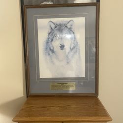 Wolf Picture. 10 Dollars 