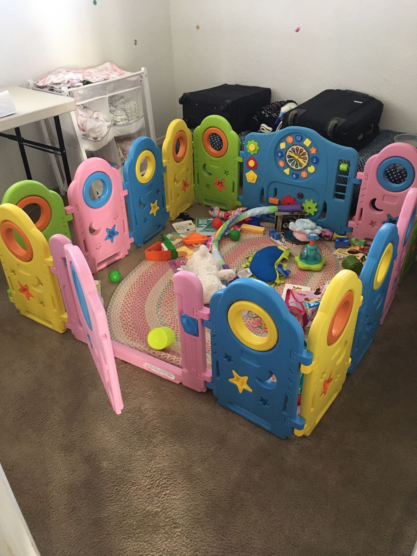 Colorful Baby Playpen