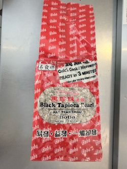 Quick cook/ Microwave 3min Tapioca Pearl Boba