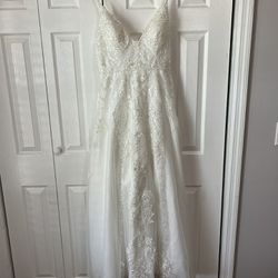 David’s Bridal Wedding Dress Size 12