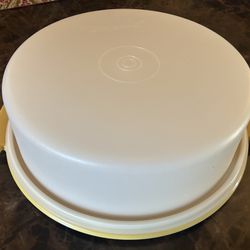 Vintage Tupperware Cake Or Cupcake Holder