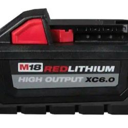 Milwaukee M18 18-Volt Lithium-Ion High Output Battery Pack 6.0Ah