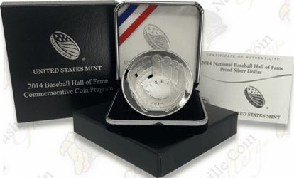 2014 Baseball HOF Proof Dollar