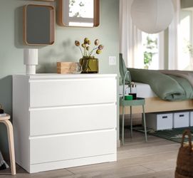 Beautiful IKEA Malm 3 Drawer Dresser