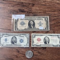 ANTIQUE AMERICAN CURRENCY 