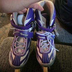 Chicago Skates Adjustable Inline Skates - Purple & White