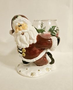 2005 Royal Doulton Santa Votive Candle Holder 