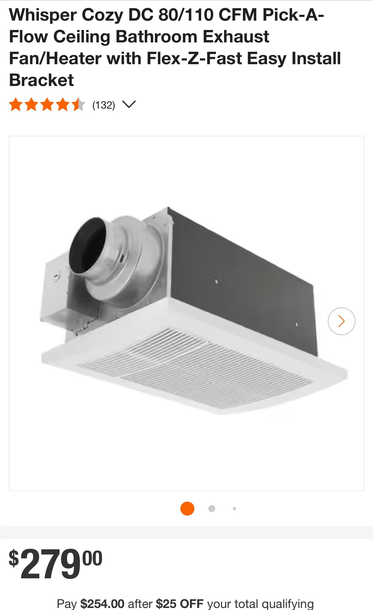 Panasonic Whisper COZY