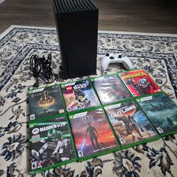 Xbox Series X 1TB Bundle - Controller & 8 Games (Madden 26, Star Wars Outlaws)