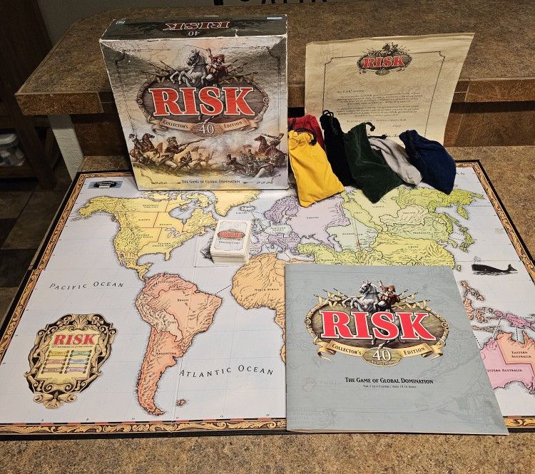Risk 40th Anniversary Collector's Edition Board Game