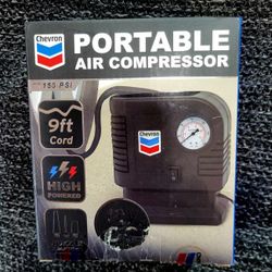 Chevron Portable Air Compressor With Nozzle Adapters High Powered 9ft Cord

$24.99