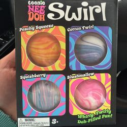 Needoh Teenie Swirl 4 Pack