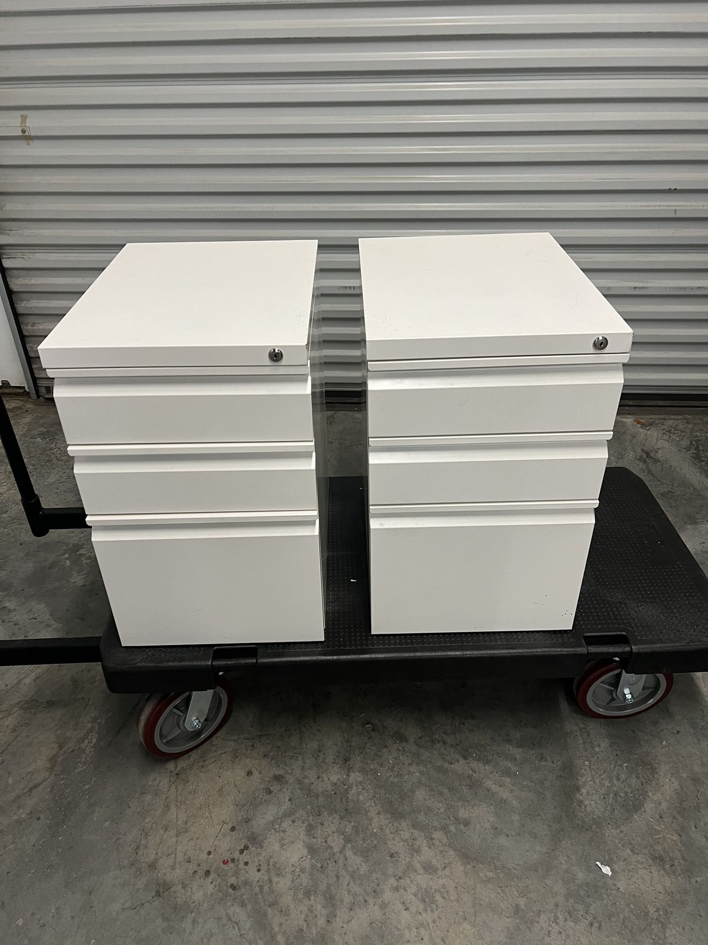Two Three Draw File Cabinets 