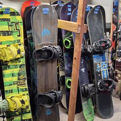 Snowboard With Bindings