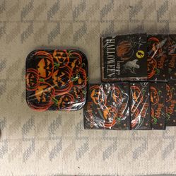 Halloween Napkins & Plates