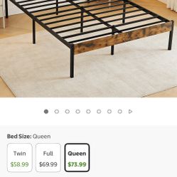Queen Bed Frame - Mint Condition.