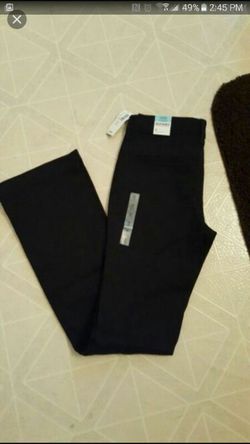 New girls size 12 slim uniform pants