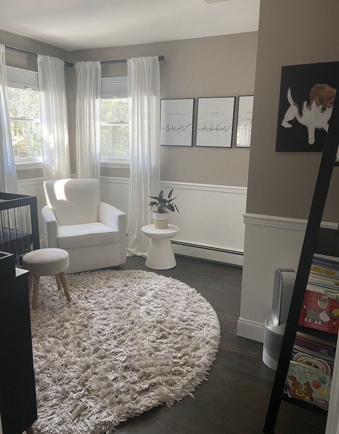 7 Foot Round Shaggy RUG