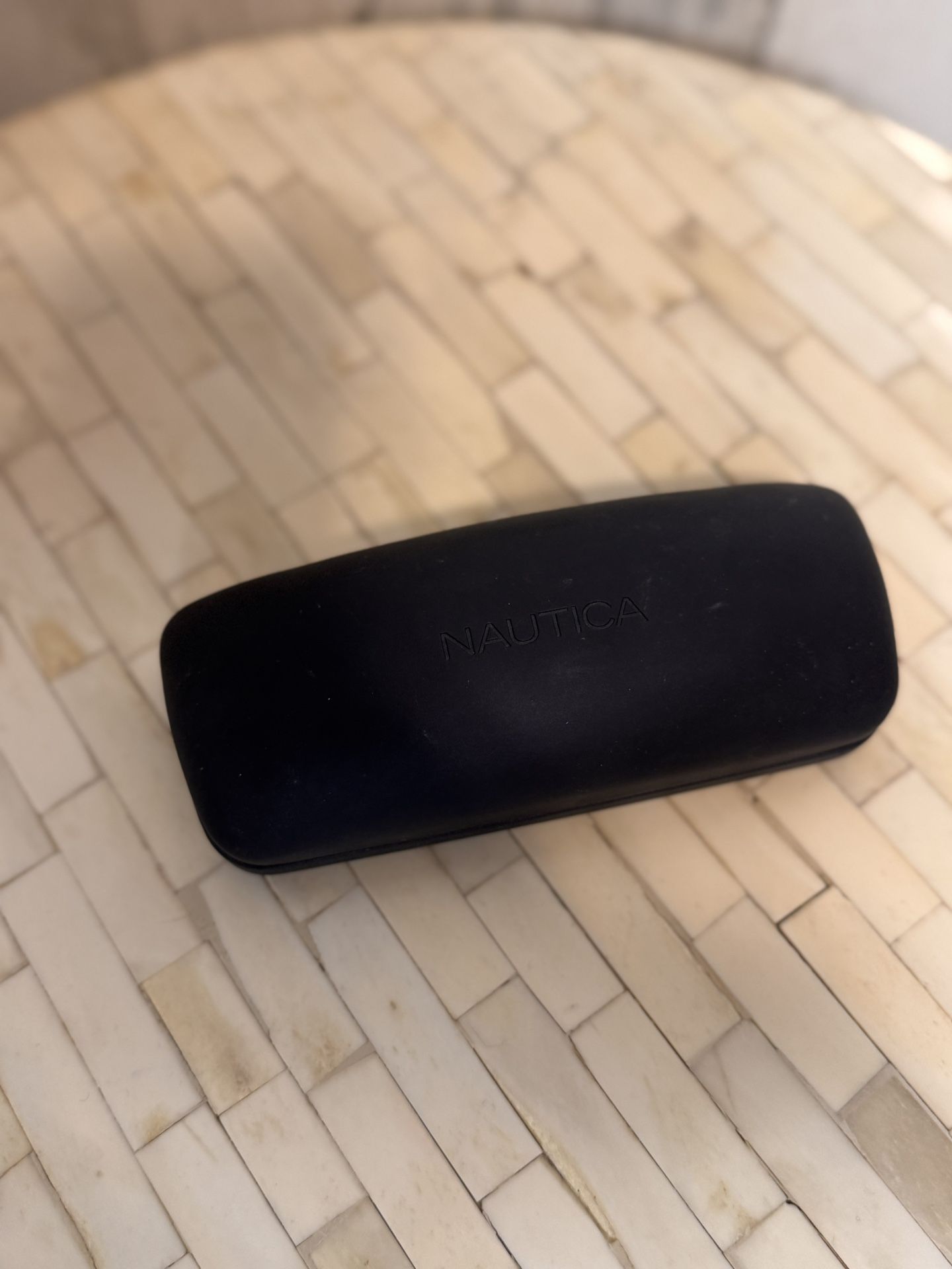 Nautica Black Hard Shell Eyeglasses Case