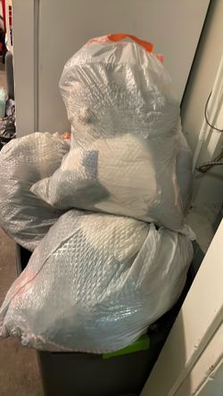 Bags of clothes